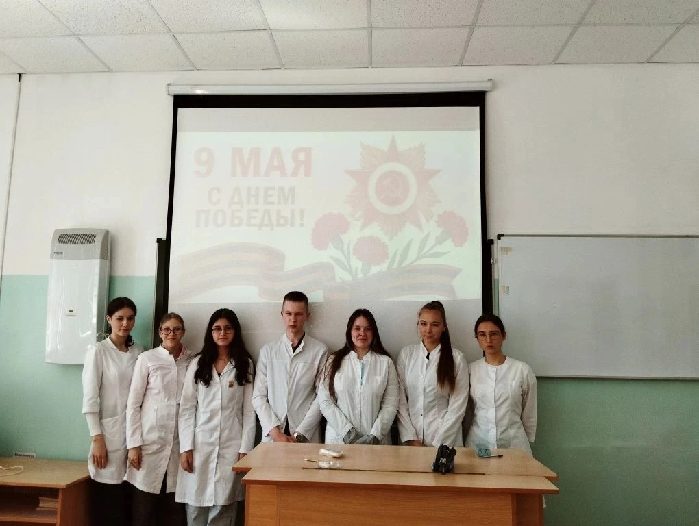 В колледже прошли классные часы, посвящённые Дню Победы