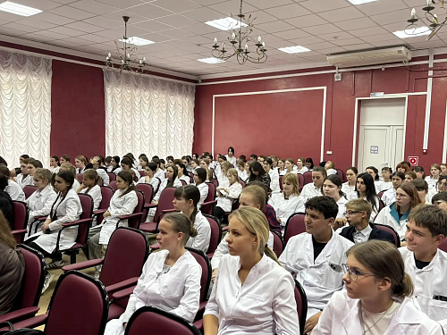 В колледже прошла встреча с первокурсниками специальностей «Сестринское дело» и «Лечебное дело»