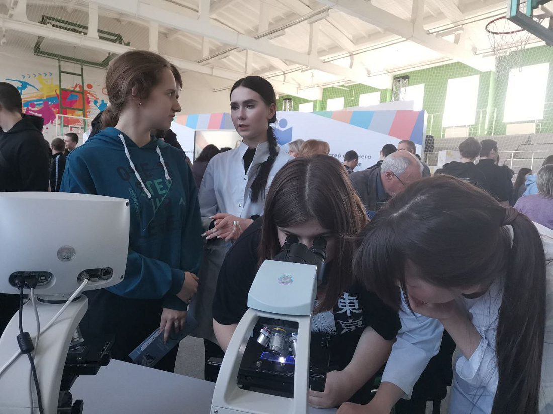 Работа профориентационной площадки на региональном фестивале «Содружество профессий»
