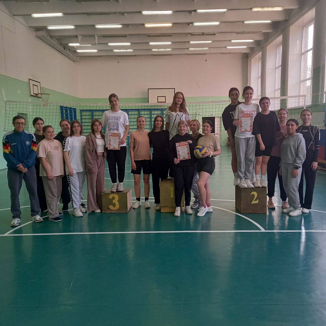 Спортивные соревнования по пионерболу