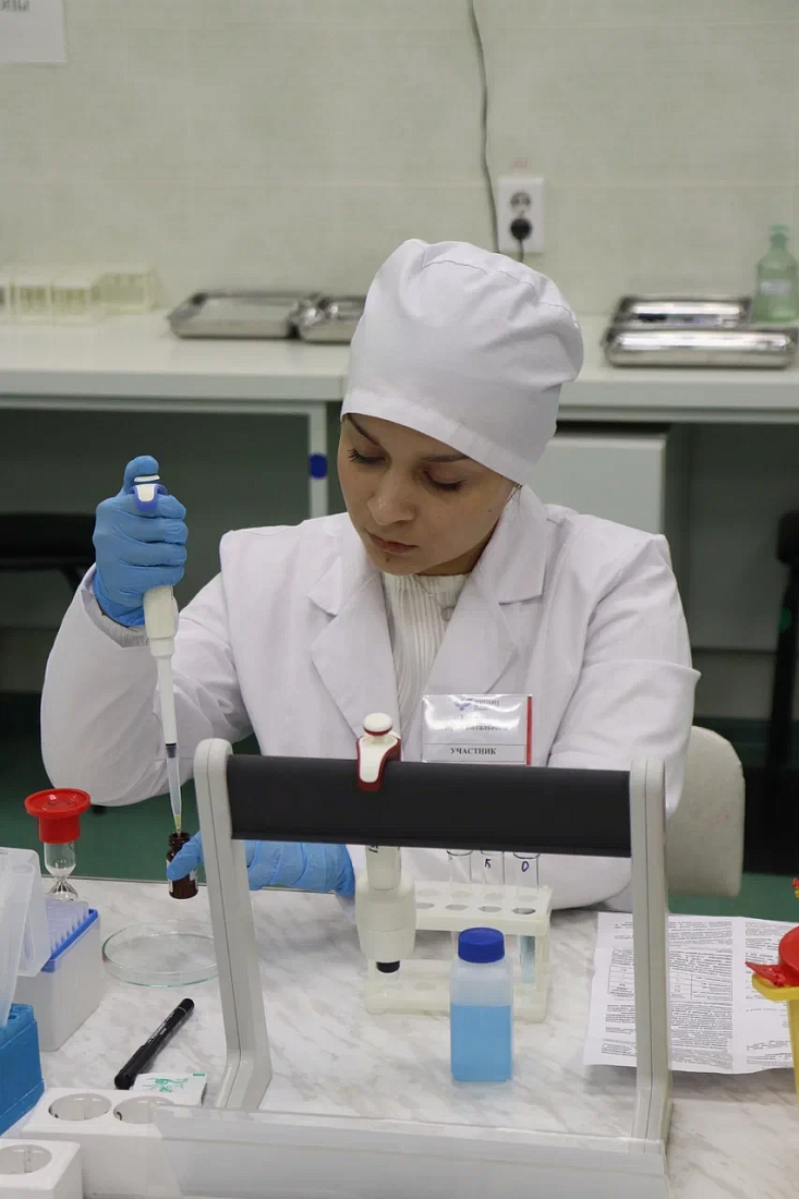 Очный тур отборочного этапа Всероссийского конкурса среди медицинских и фармацевтических колледжей в номинации «Студент года по специальности Лабораторная диагностика»