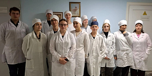 Студенты группы 1/1л посетили клинико-диагностическую лабораторию ГУЗ УОКБ
