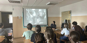В колледже прошел показ фильма «Бессмертный гарнизон»