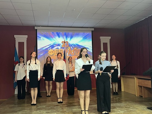 Концерт  посвящённый Дню Защитника Отечества. 