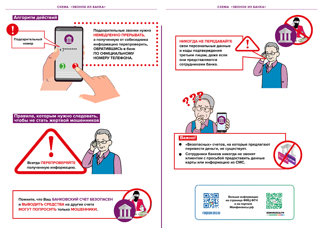 Важное для безопасности! Минфин России и РЭУ им. Плеханова выпустили новые материалы по борьбе с мошенниками