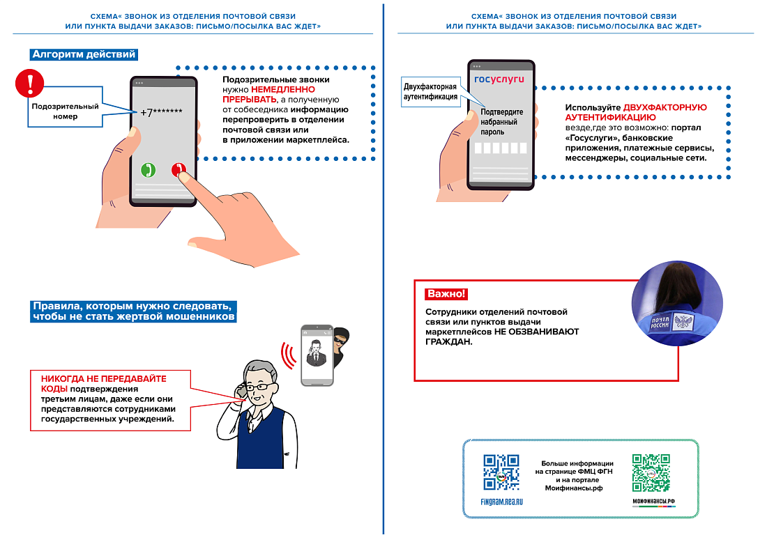 Важное для безопасности! Минфин России и РЭУ им. Плеханова выпустили новые материалы по борьбе с мошенниками